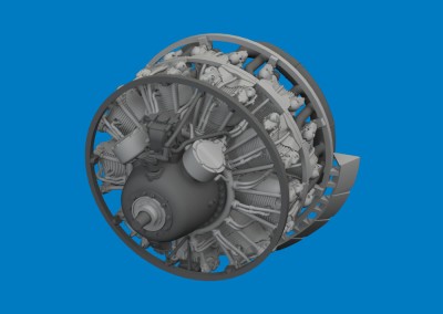 Eduard 6481013 BRASSIN B-26B/C engines PRINT (ICM) 1/48