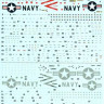 Print Scale 72-170 A-7 Corsair II technical stencils 1/72