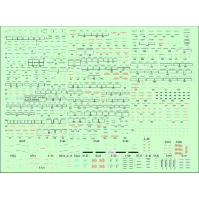HGW 248013 STENCILS MiG-21 SM/MF (Russian) 1/48