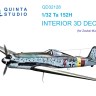 Quinta studio QD32128 Ta 152H (Zoukei-Mura) 1/32