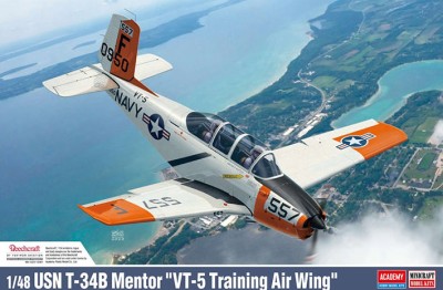 Academy 12361 USN T-34B Mentor &quot;VT-5 Training Air Wing&quot; 1/48