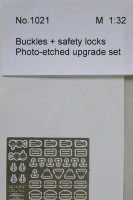 Reji Model J1021 Buckles + safety locks for 2 seats (AIRFIX) 1/32