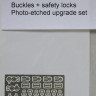 Reji Model 1021 Buckles + safety locks for 2 seats (AIRFIX) 1/32