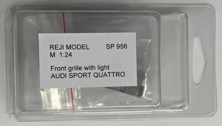 Reji Model 956 Front gille w/ light Audi Sport Quattro 1/24