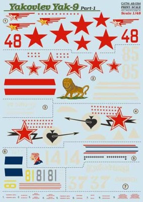 Print Scale 48-094 Yakovlev Yak-9K Part 1 1/48