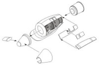 CMK 7161 CH-47 Chinook engine set for Italeri 1/72