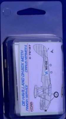 Kora Model C72.127 DH.60X Moth Finnish Service Cirrus Hermes II. 1/72