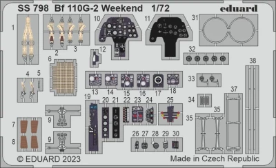 Eduard SS798 Bf 110G-2 Weekend (EDU) 1/72