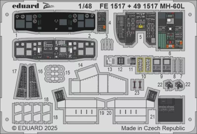 Eduard FE1517 MH-60L (ICM) 1/48