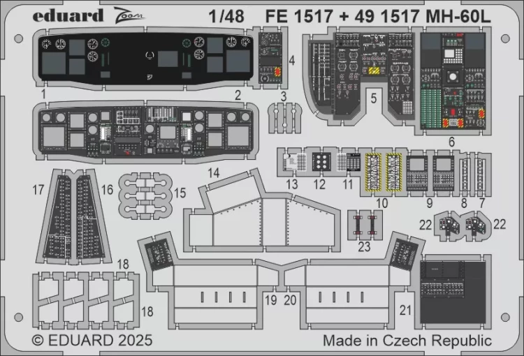 Eduard FE1517 MH-60L (ICM) 1/48