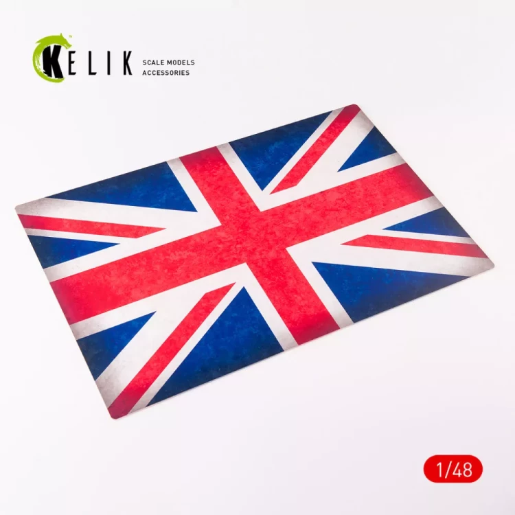 Reskit S48030 France Flag - United Kingdom Flag (410x270) 1/48