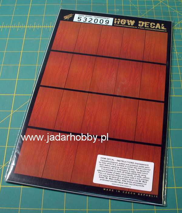 HGW 532009 Dark Wood / Transparent декаль 1/32