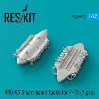 Reskit RS72-0175 BRU-55 Smart bomb Racks for F-18 (2 pcs) 1/72