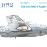 Quinta studio QT48011 Внешний контейнер радара AN/APS-4 (для всех моделей) 1/48