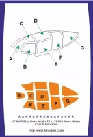 Lf Model CM7217 Canopy mask Ki-87 1/72