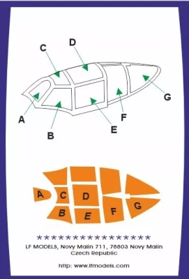 Lf Model CM7217 Canopy mask Ki-87 1/72