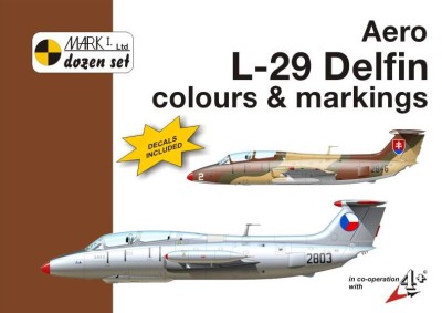 4+ Publications MKD-48007 Publ. Aero L-29 colours&amp;markings (1/48 decals)