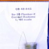 Quickboost QB48845 Su-35 Flanker-E correct radome (G.W.H.) 1/48