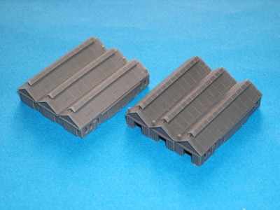 Goffy Model GOFMOS014 1/700 Barracks with saddle roof (6 pcs.)