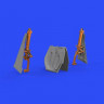 Eduard 648495 BRASSIN 1/48 P-51D undercarriage legs BRONZE (EDU)