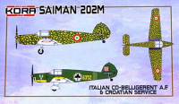 Kora Model KPK72093 Saiman 202M Italian Co-Bellig.AF & Croatia S. 1/72
