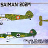 Kora Model KPK72093 Saiman 202M Italian Co-Bellig.AF & Croatia S. 1/72