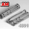 Advanced Modeling АМС 48019-2 ФАБ-500М-62 фугасная авиабомба с бомботарой 1/48