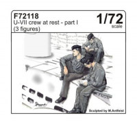CMK F72118 U-VII crew at rest part I (3 fig. ) 1/72