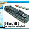 CMK N72008 U-Boot VII Rear torpedoes\' loading hatch for REV 1/72