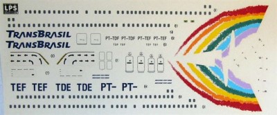 LPS Hobby LPS-14403 1/144 Boeing 737-300/400 TransBrasil (MINICRAFT)