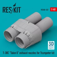 Reskit U48322 T-38C Talon II exh. nozzles (TRUMP) 3D Print. 1/48