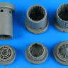Aires 4836 F-104S/G Starfighter exhaust nozzle (HAS) 1/48