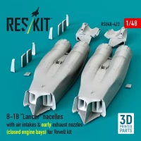 Reskit U48423 B-1B 'Lancer' nacelles early (closed eng.bay) 1/48