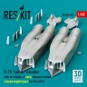 Reskit U48423 B-1B 'Lancer' nacelles early (closed eng.bay) 1/48