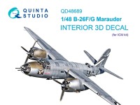 Quinta studio QD48689 B-26F/B-26G Marauder (ICM) 1/48