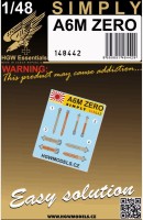 HGW 148442 Seatbelts A6M Zero (SIMPLY) 1/48