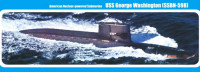 Mikromir 350-017 Американская атомная подводная лодка "Джордж Вашингтон" 1/350