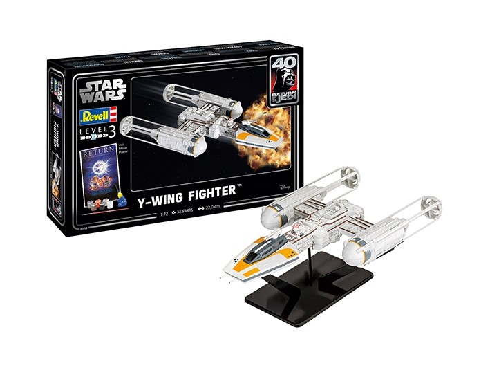 Revell 05658 Gift Set 'Y-Wing Fighter' 40th anniversary Return Of the Jedi 1/72