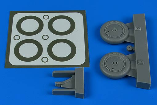 Aires 4799 I-153 wheels & paint masks (ICM/HAS) 1/48