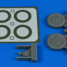 Aires 4799 I-153 wheels & paint masks (ICM/HAS) 1/48