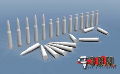 ЭВМ RS35023 Патроны и гильзы 12,7 мм 1/35