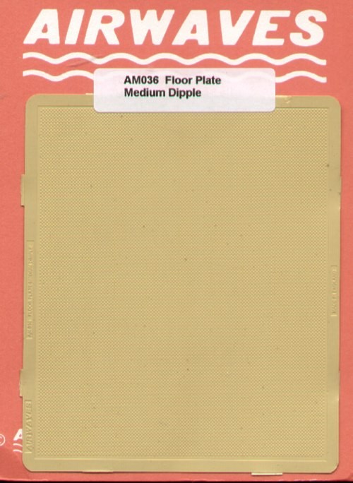 Airwaves AEM036 Floor Plate, Medium dimple pattern 1/72