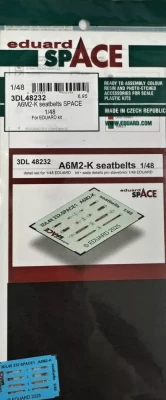 Eduard 3DL48232 A6M-2K seatbelts SPACE (EDU) 1/48