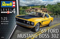 Revell 07025 Автомобиль 1969 Boss 302 Mustang (REVELL) 1/25