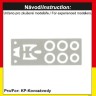 Kovozavody Prostejov EX052 Canopy&wheel mask MiG-21 F-13 1/72