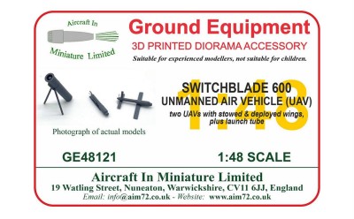 AIM GE48121 Switchblade 600 Unmanned Air Vehicle 1/48