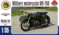 AIM Fan Model 35003 Мотоцикл МВ-750 с коляской 1:35