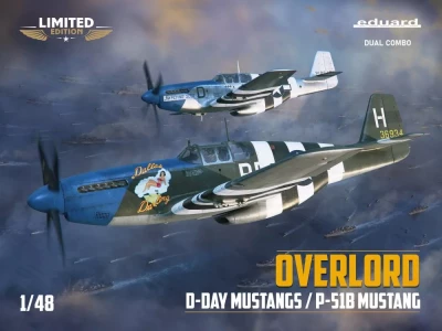 Eduard 11181 OVERLORD: D-DAY MUSTANGS Dual Combo (Limited) 1/48
