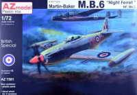 Az Model 75081 Martin-Baker MB.6 Night Ferret Mk.2 (3x camo) 1/72