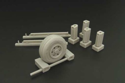 Brengun BRL32018 US Navy wheel chocks (modern) 1/32